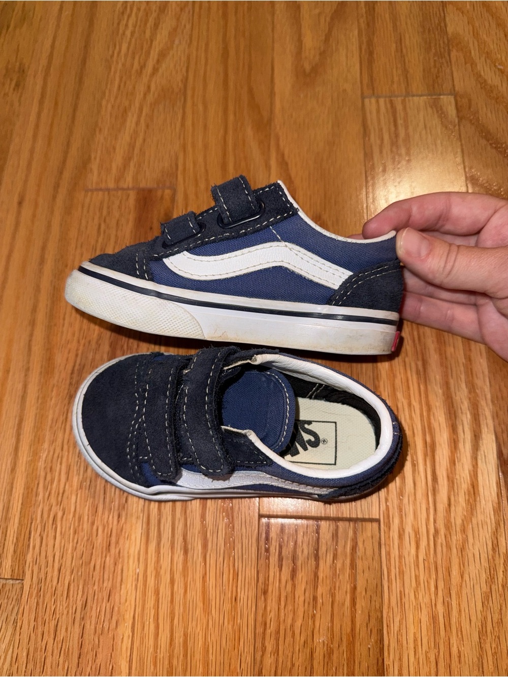 Vans Old Skool Velcro Toddler Sneakers
